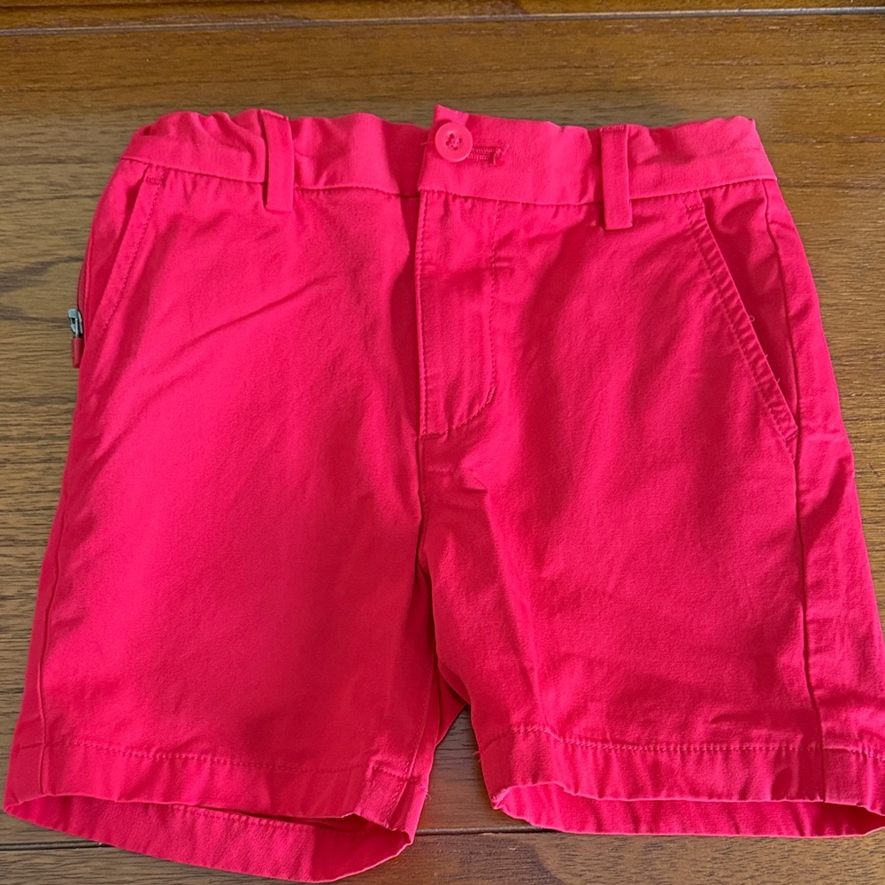 Vineyard Vines Kids Bright Red Shorts